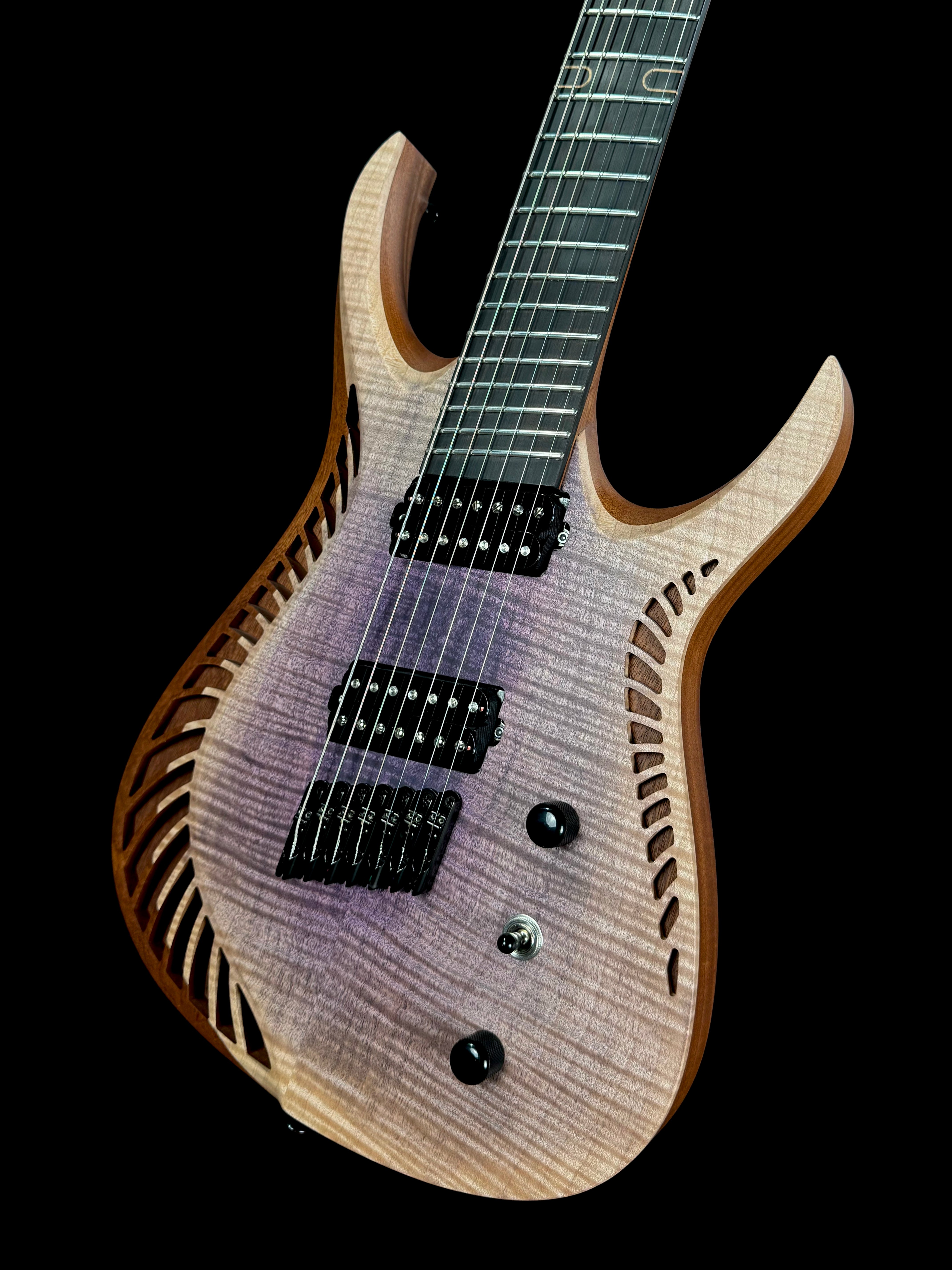 OD Guitars Venus 7 | Matte Purple Mid Burst