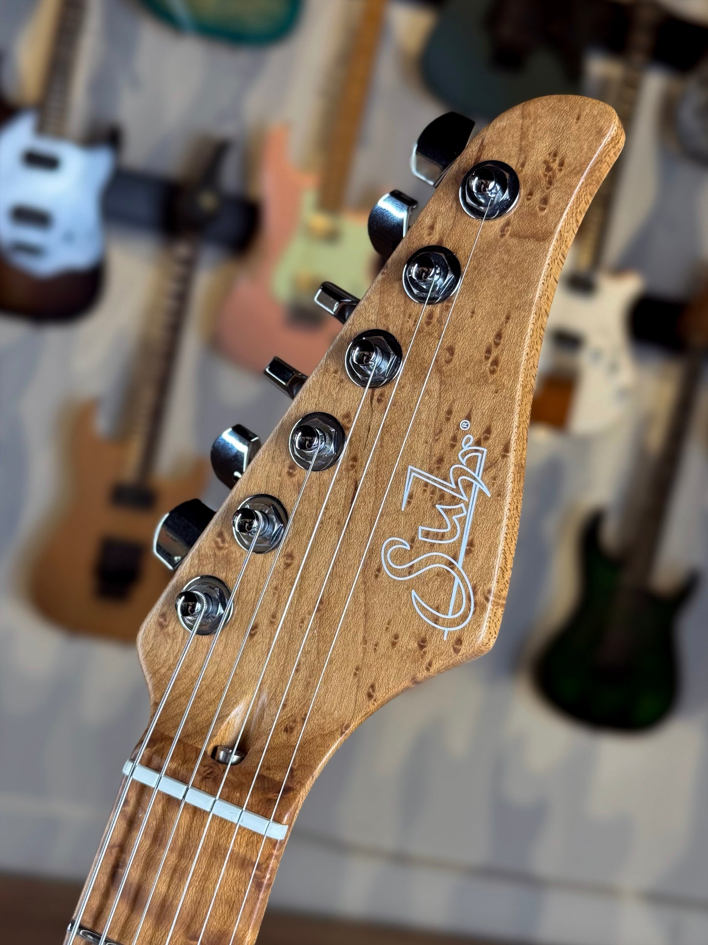 Suhr Standard Custom HSH | Faded Trans Green Burst