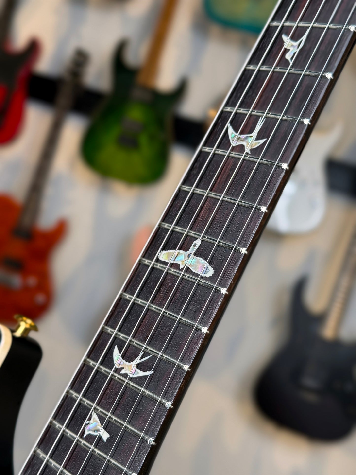 PRS Custom 24 "10 Top" Sprayer's Choice | Beach Blue Fade Smokeburst