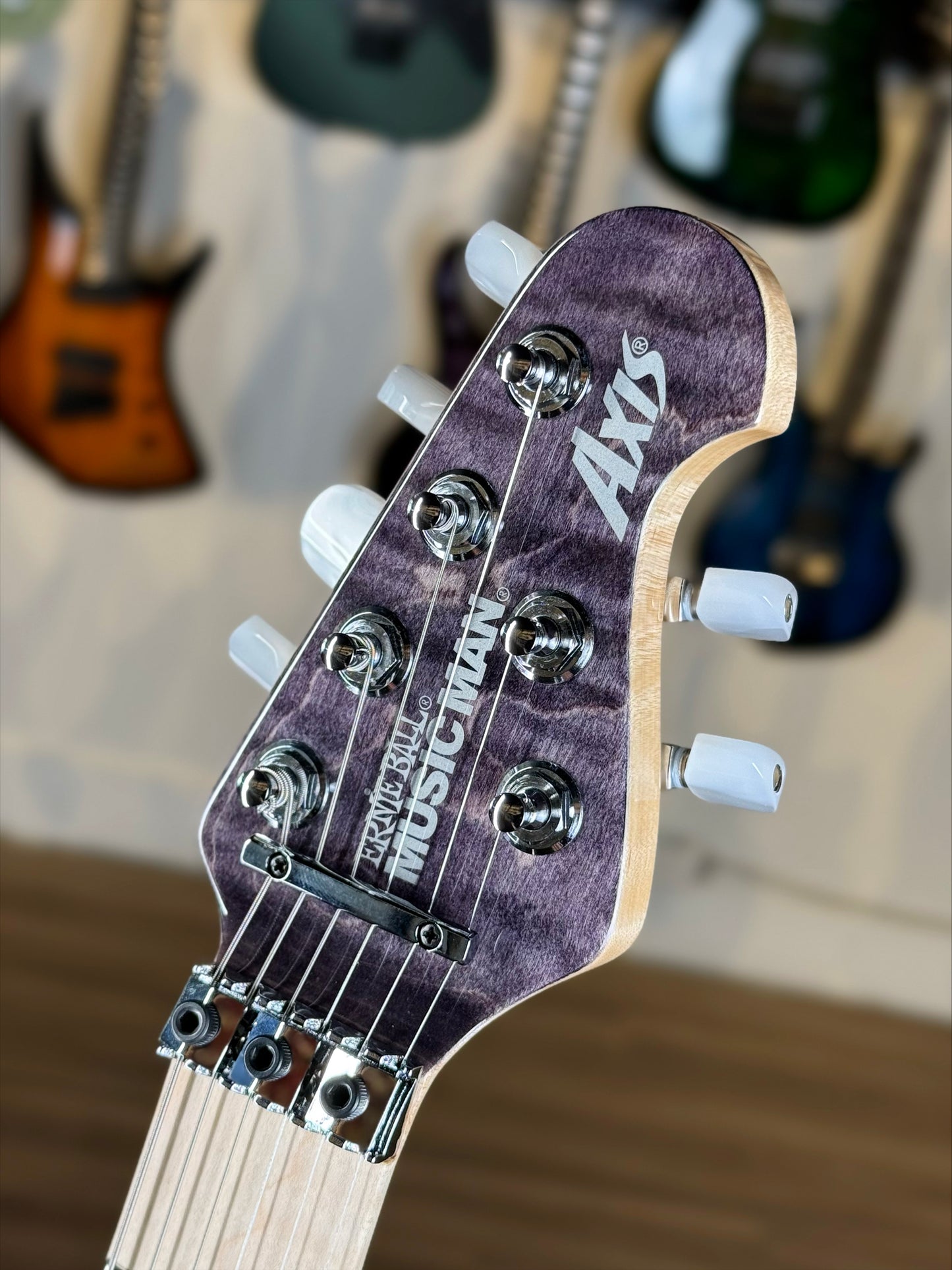 Ernie Ball Music Man 30th Anniversary Axis Limited Edition | Translucent Black Quilt (#31 of 100)