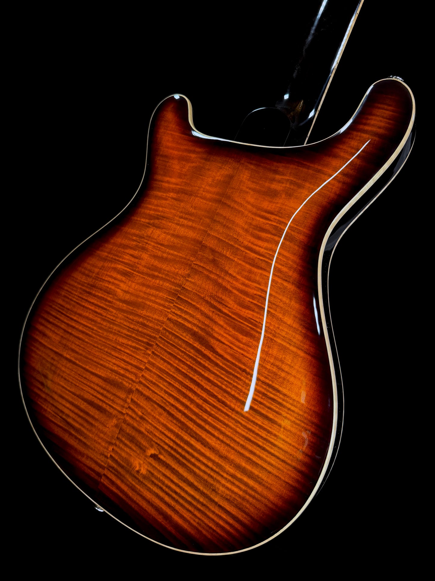 PRS SE Hollowbody II Piezo | Orange Tiger Smokeburst