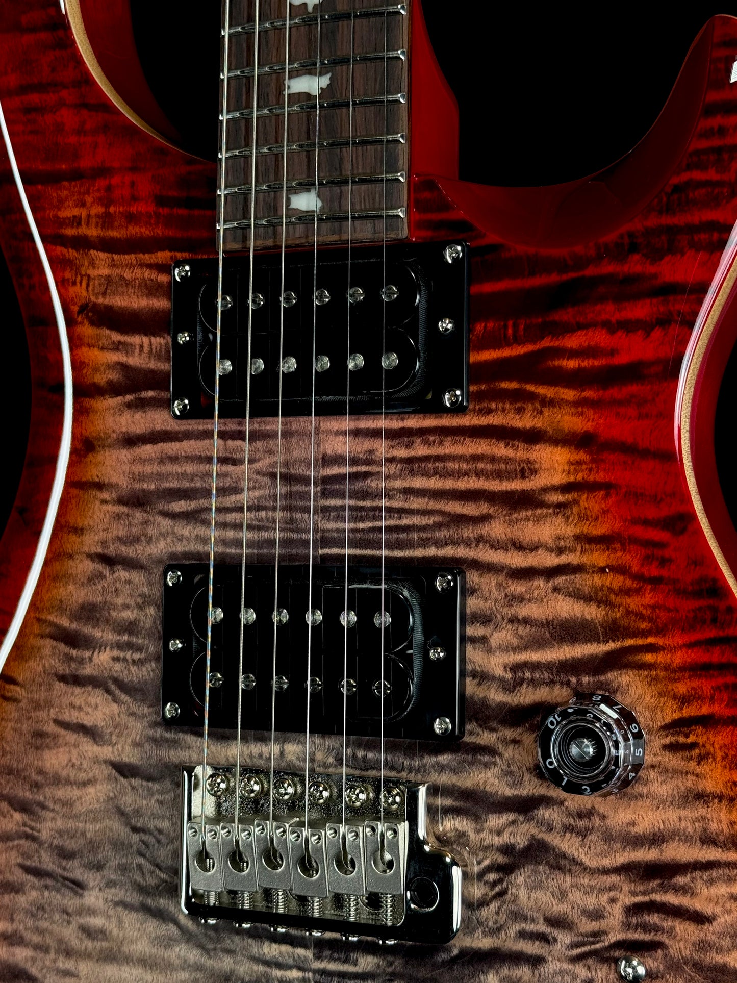 PRS SE Custom 24 | Charcoal Cherry Burst