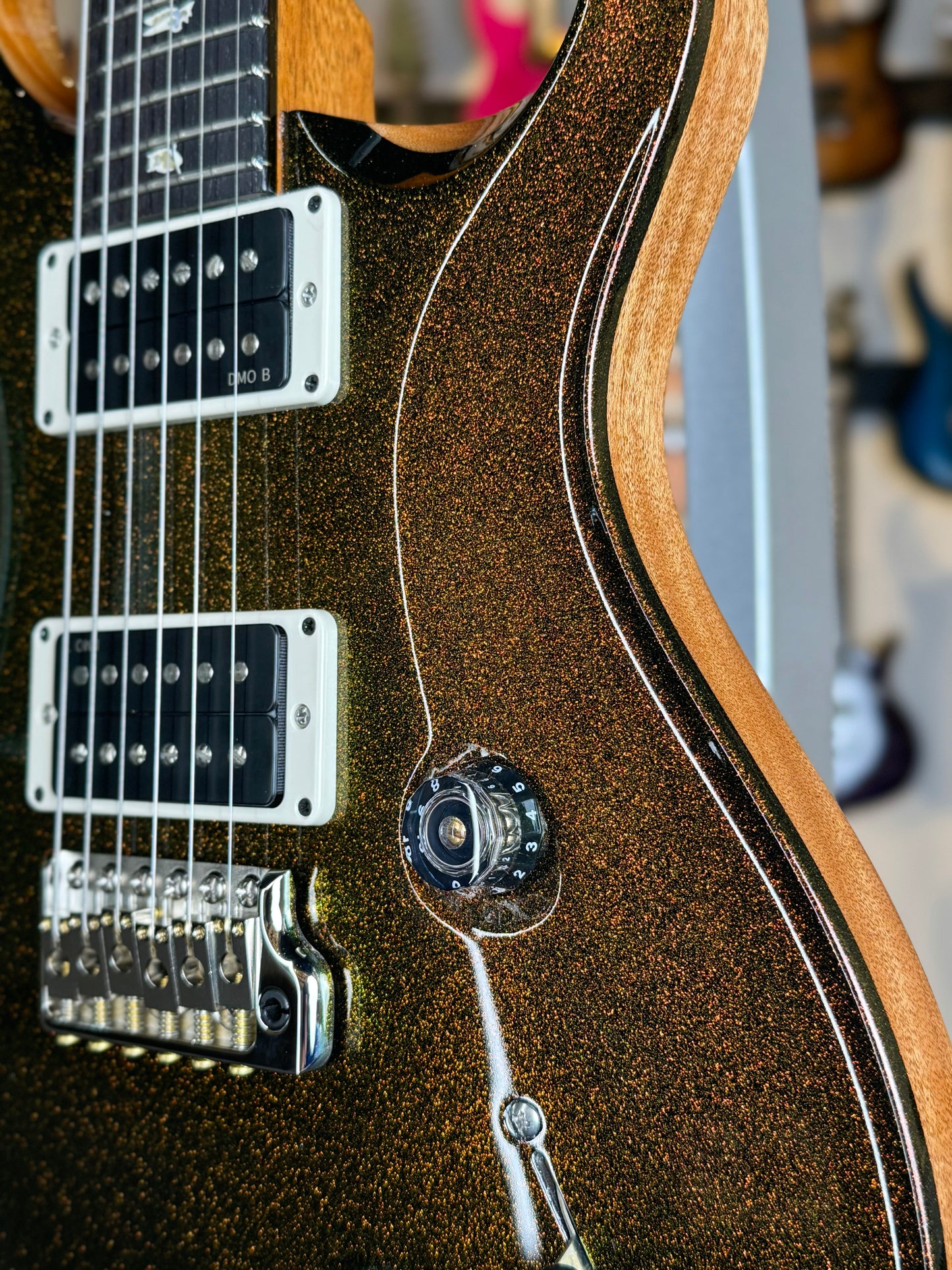 PRS Custom 24 Sprayer's Choice | Cherry Coke Colorshift Sparkle/Natural Back