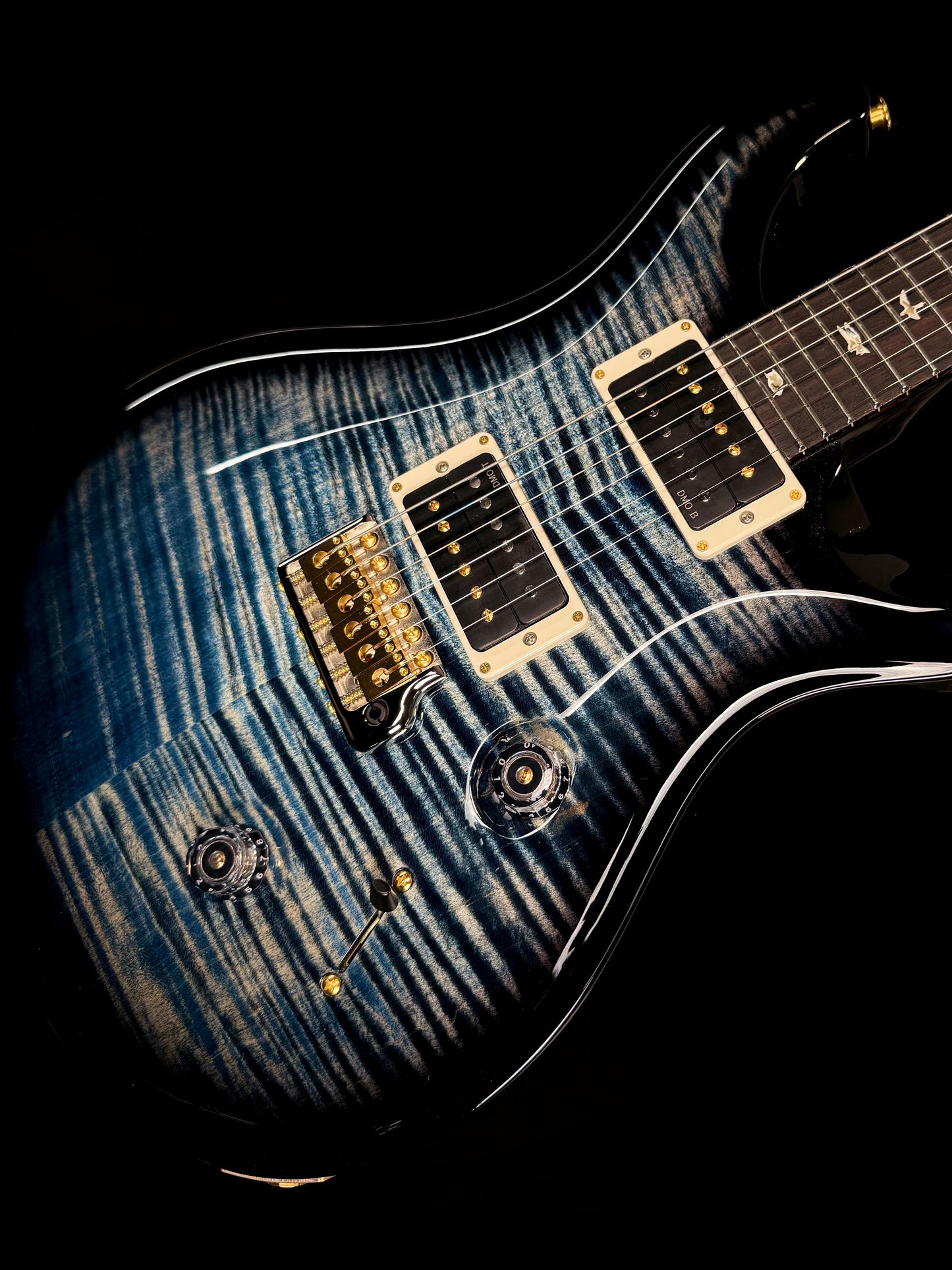 PRS Custom 24 "10" Top | Faded Whale Blue Wraparound Smokeburst