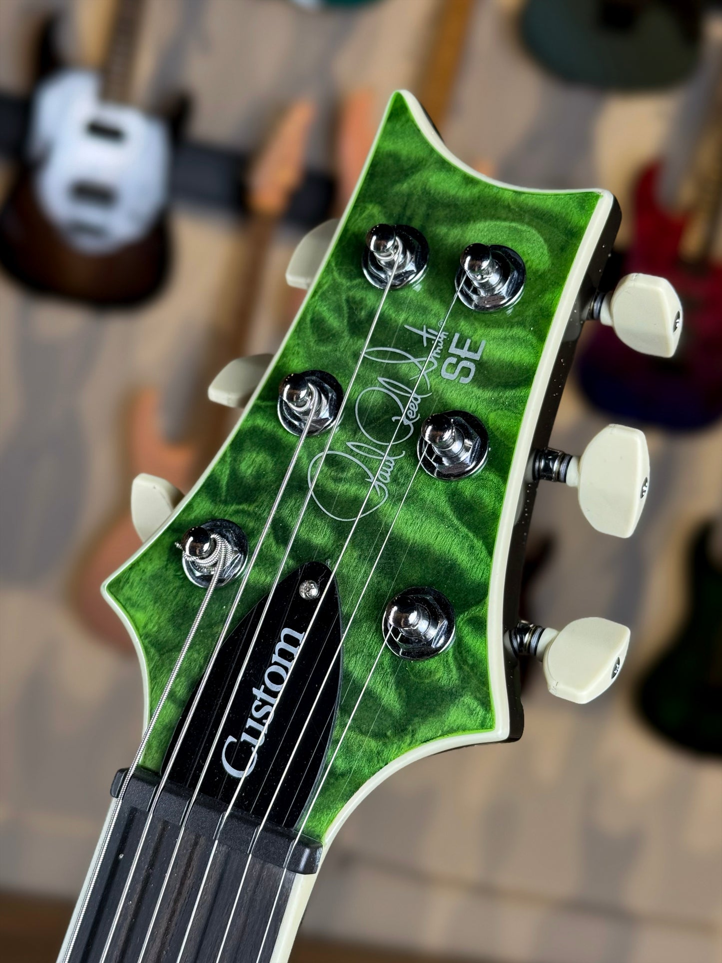 PRS SE Custom 24 Quilt | Teal Black