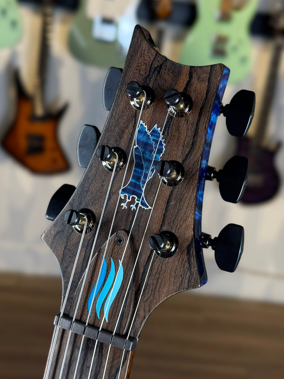 PRS Private Stock Custom 24 | Ziricote/Aqua Violet