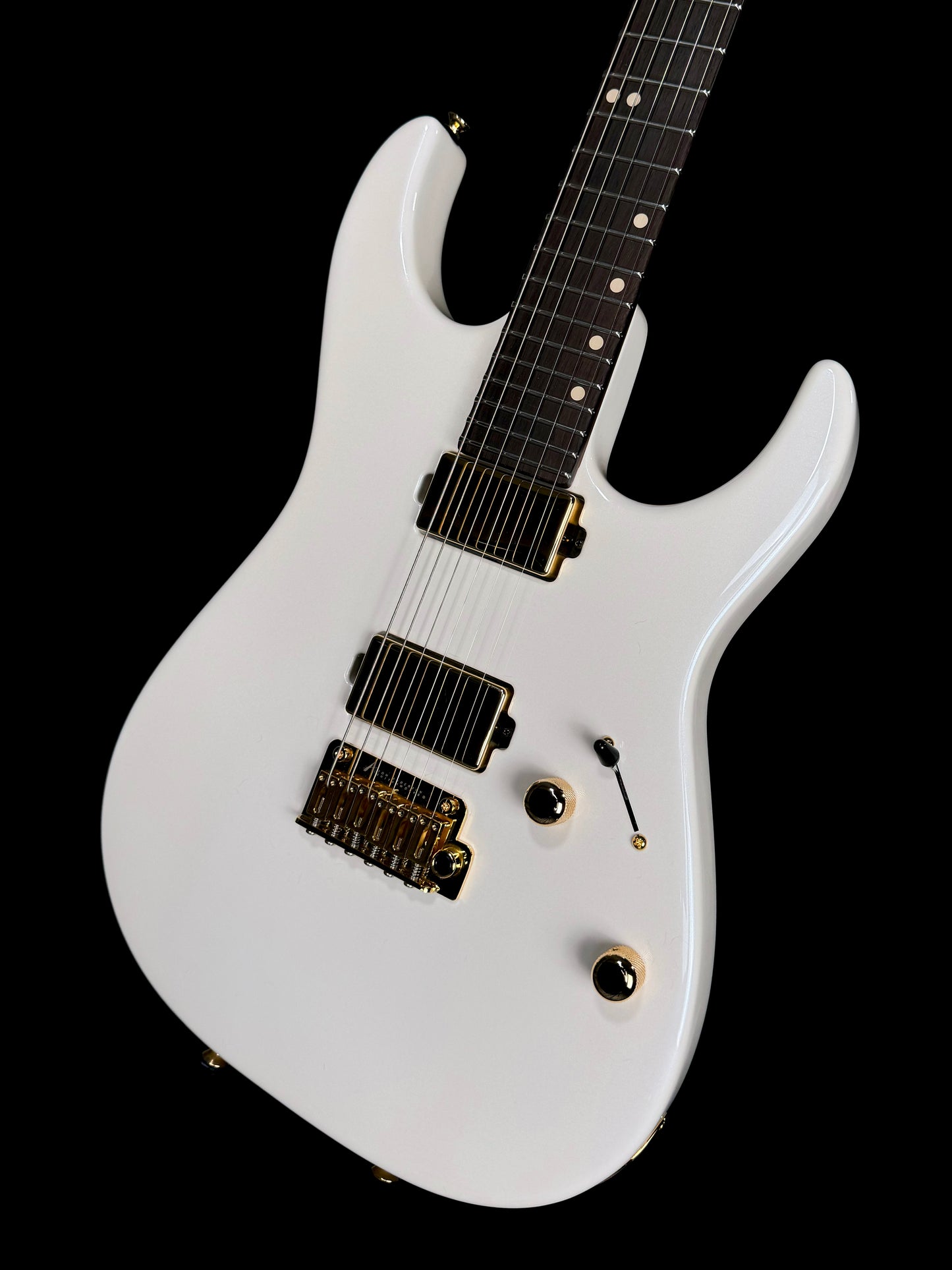 Tom Anderson Li'l Angel Player | Arctic White with Aqua Pearl