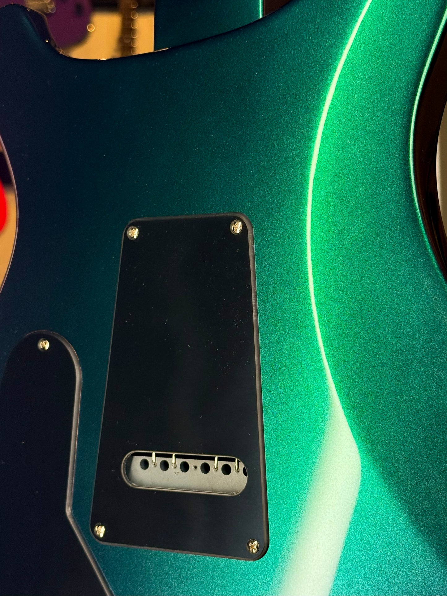 PRS S2 Custom 24-08 Sprayer's Choice | Green to Purple Teardrop Burst Colorshift