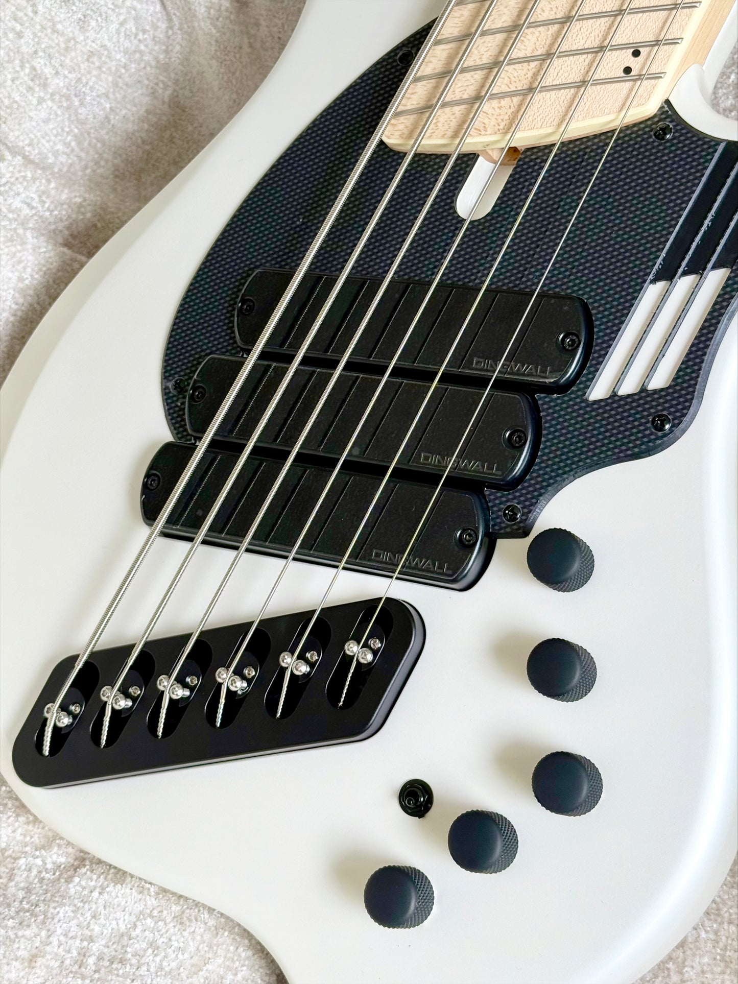 Dingwall Guitars Adam "Nolly" Getgood NG Signature 6 String | Matte Ducati Pearl White