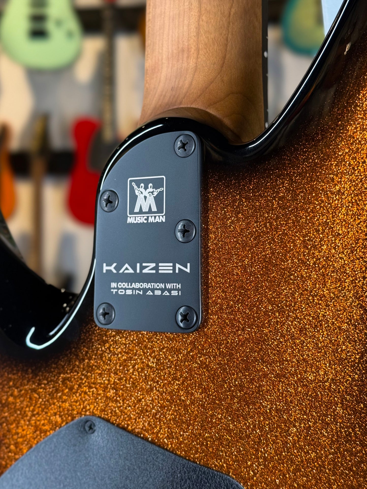 Ernie Ball Music Man Kaizen 7 | Ember Burst