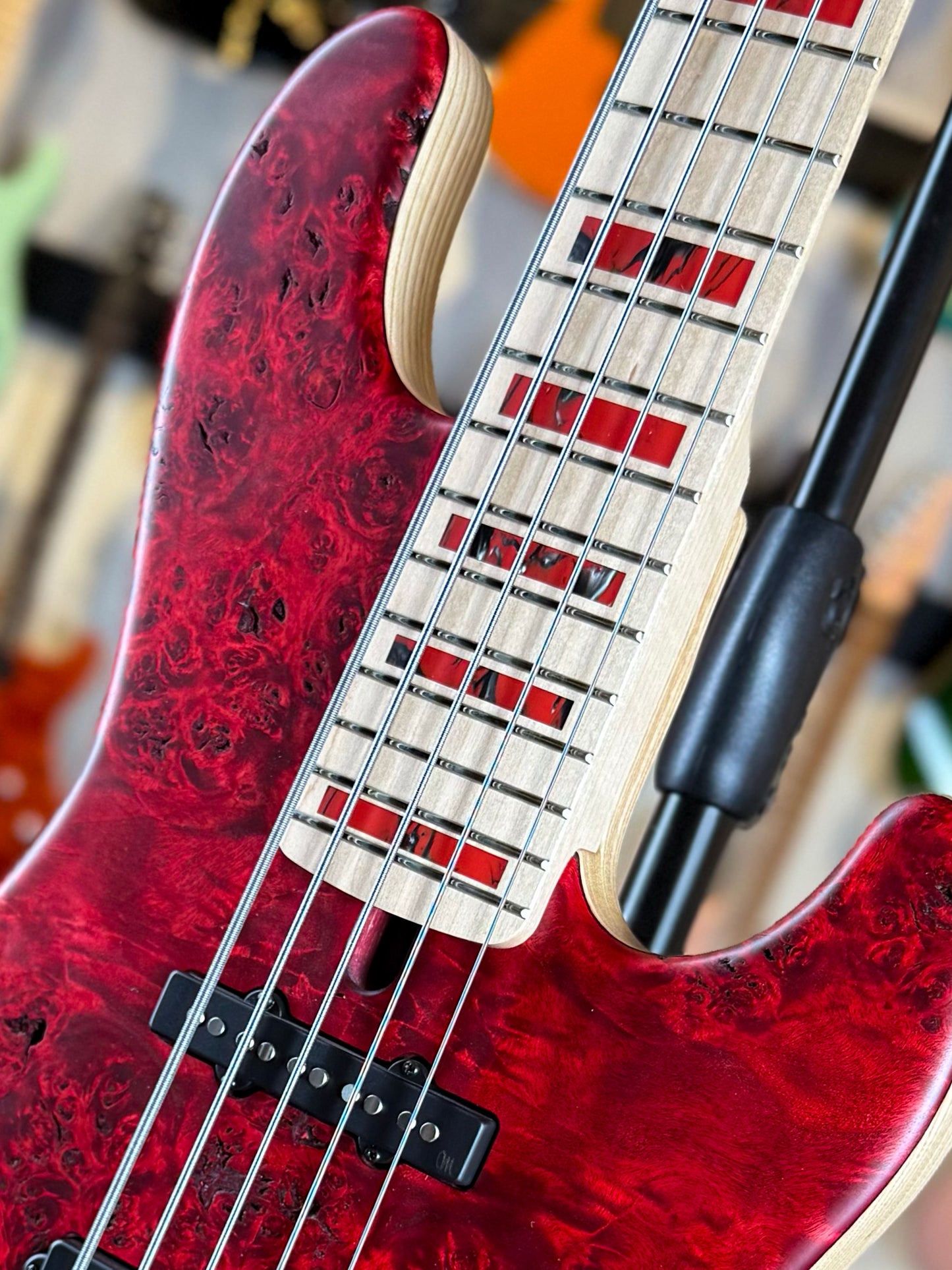 Mayones Jabba Custom 5 | Antique Red Raw