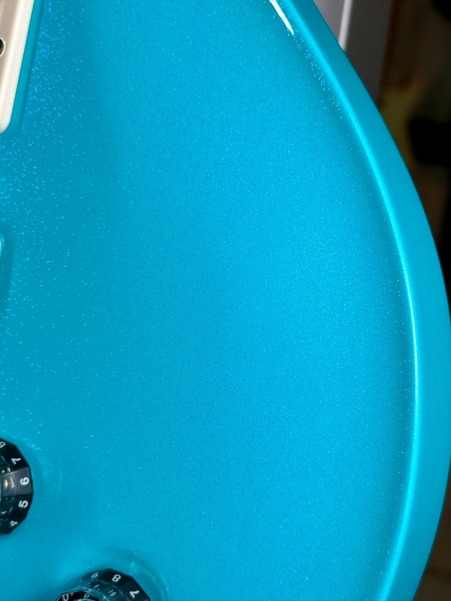 PRS Santana Retro Sprayer's Choice | Blue Turquoise Pearl Sparkle