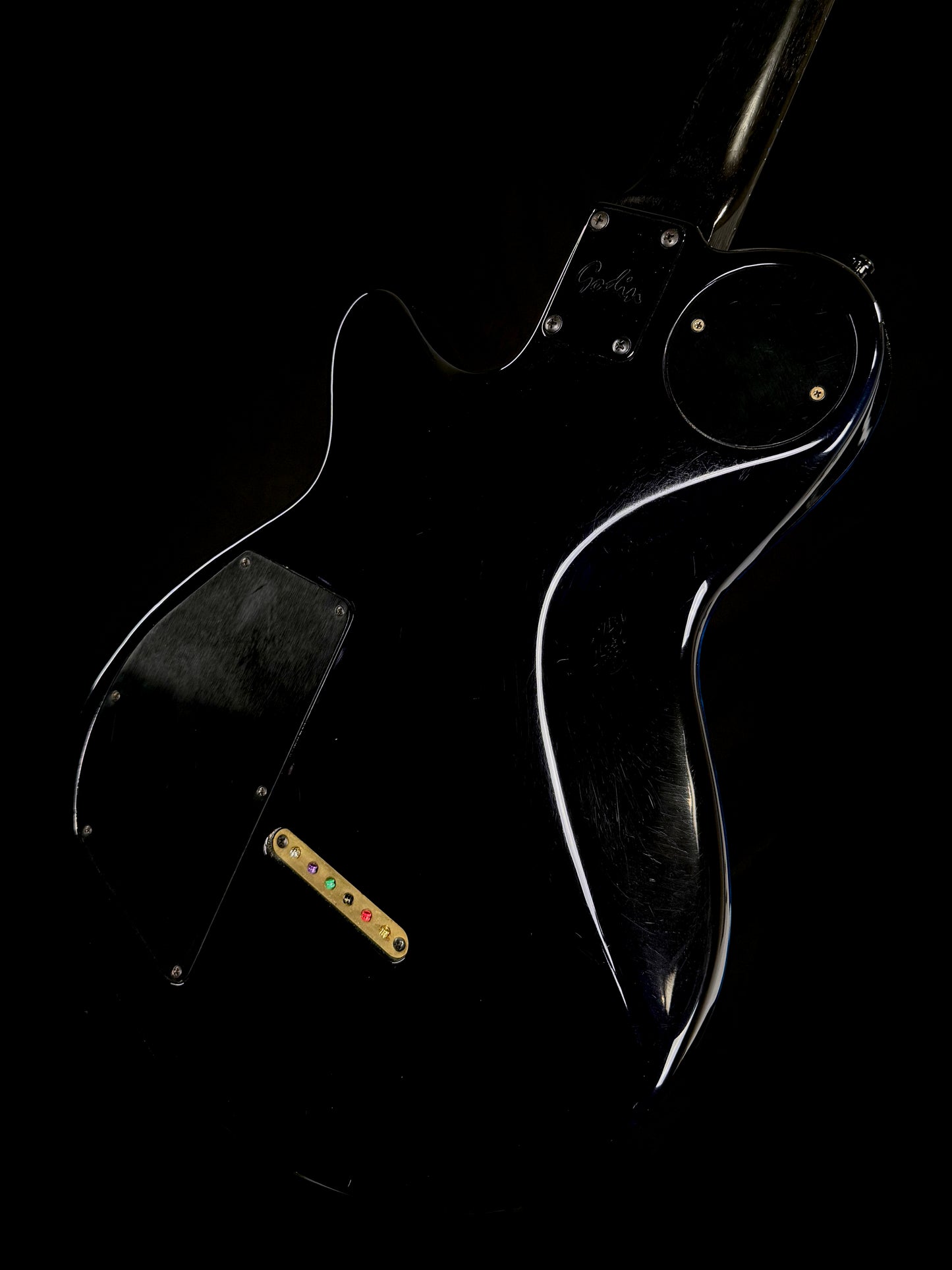 Godin LGX LR Baggs Piezo | Trans Blue Quilt