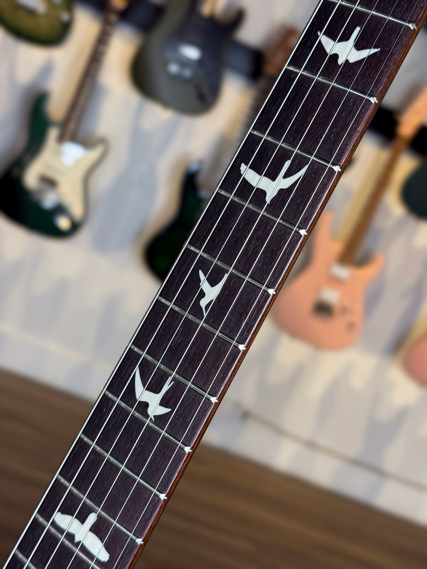 PRS S2 Custom 24 Sprayer's Choice | Neon Green/Blue Crackle Burst