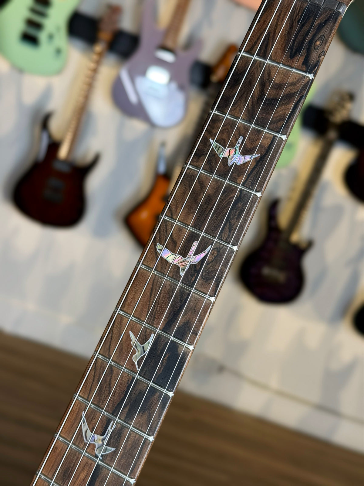 PRS Custom 24-08 DMO Limited Sprayer's Choice Wood Library | Deep Sea Blue Fade/Sparkle Back