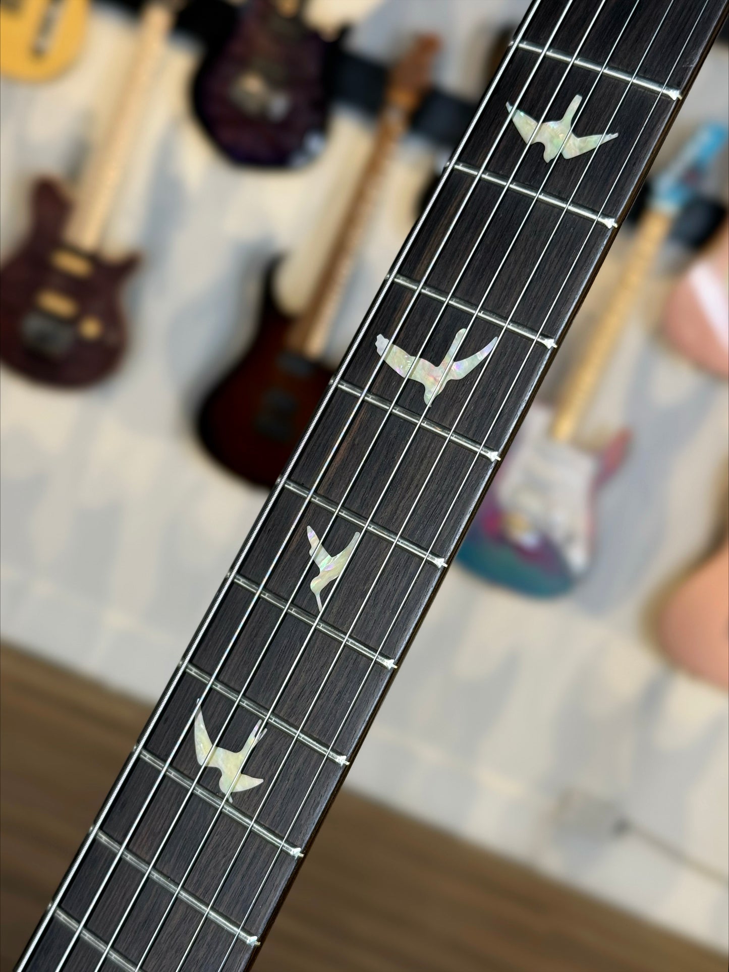 PRS Custom 24 Semi-Hollow "Artist Top" Sprayer's Choice | Glacier Mist/Trans Blue Sparkle