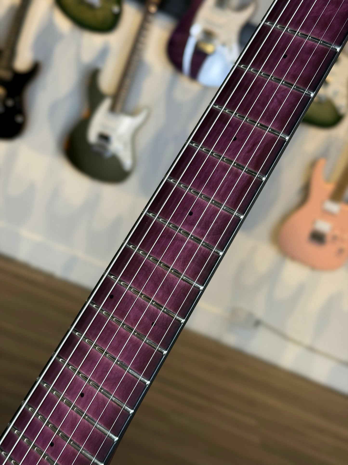 Dunable Gnarwhal 7 String USA Custom Shop | Trans Purple Burst