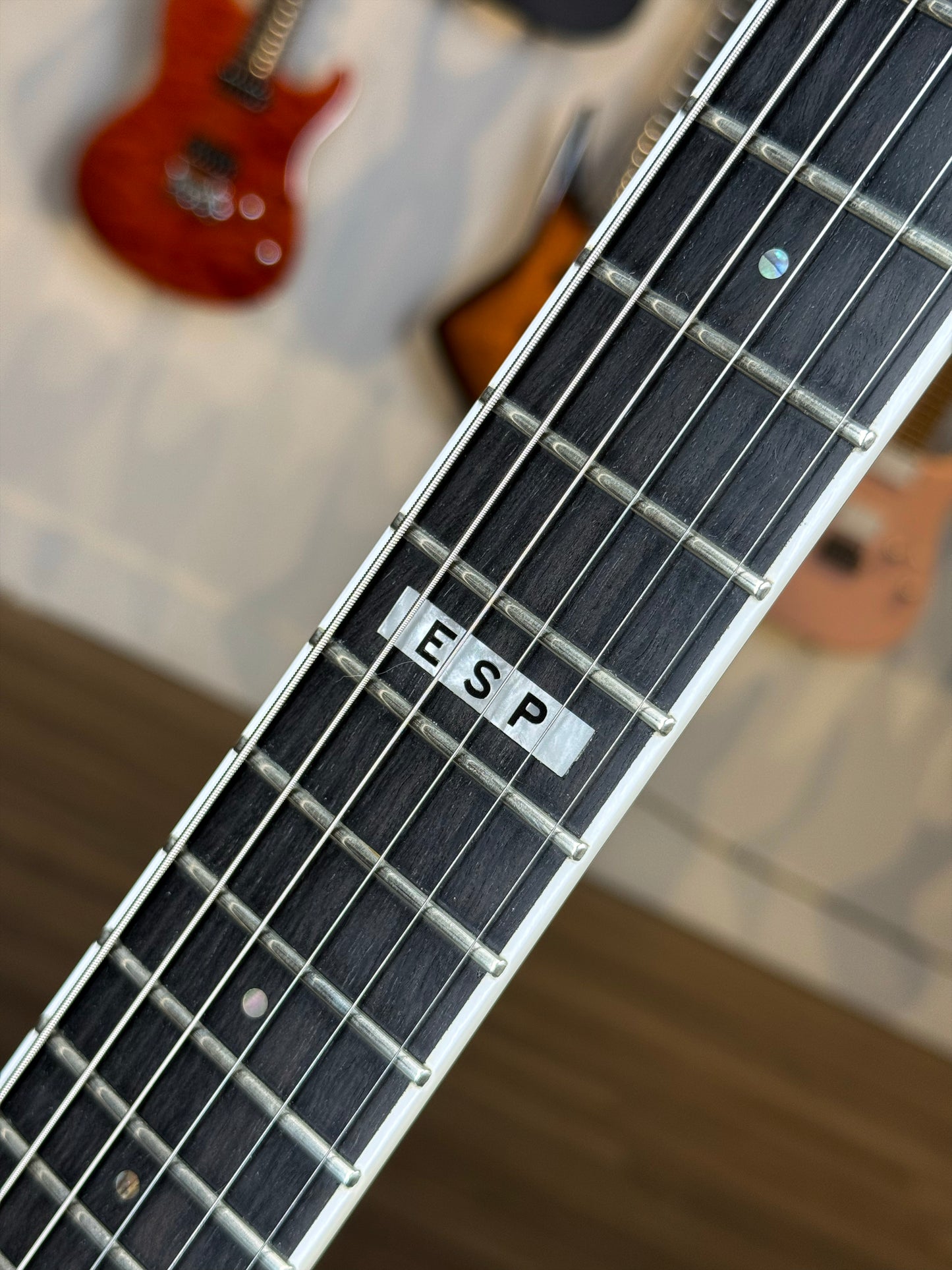 ESP E-II Viper Baritone | Charcoal Metallic Satin