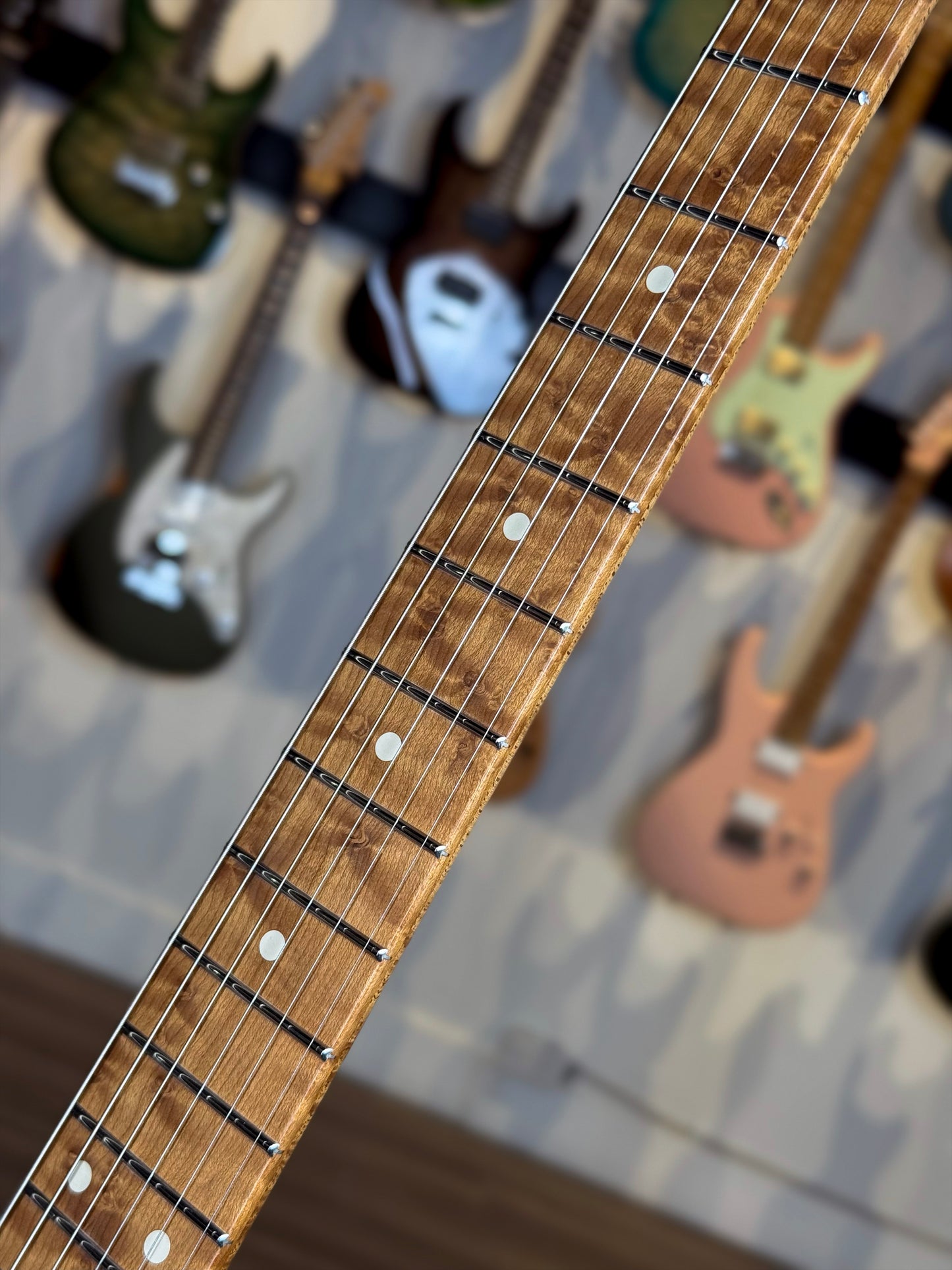 Suhr Standard Custom HSH | Faded Trans Green Burst