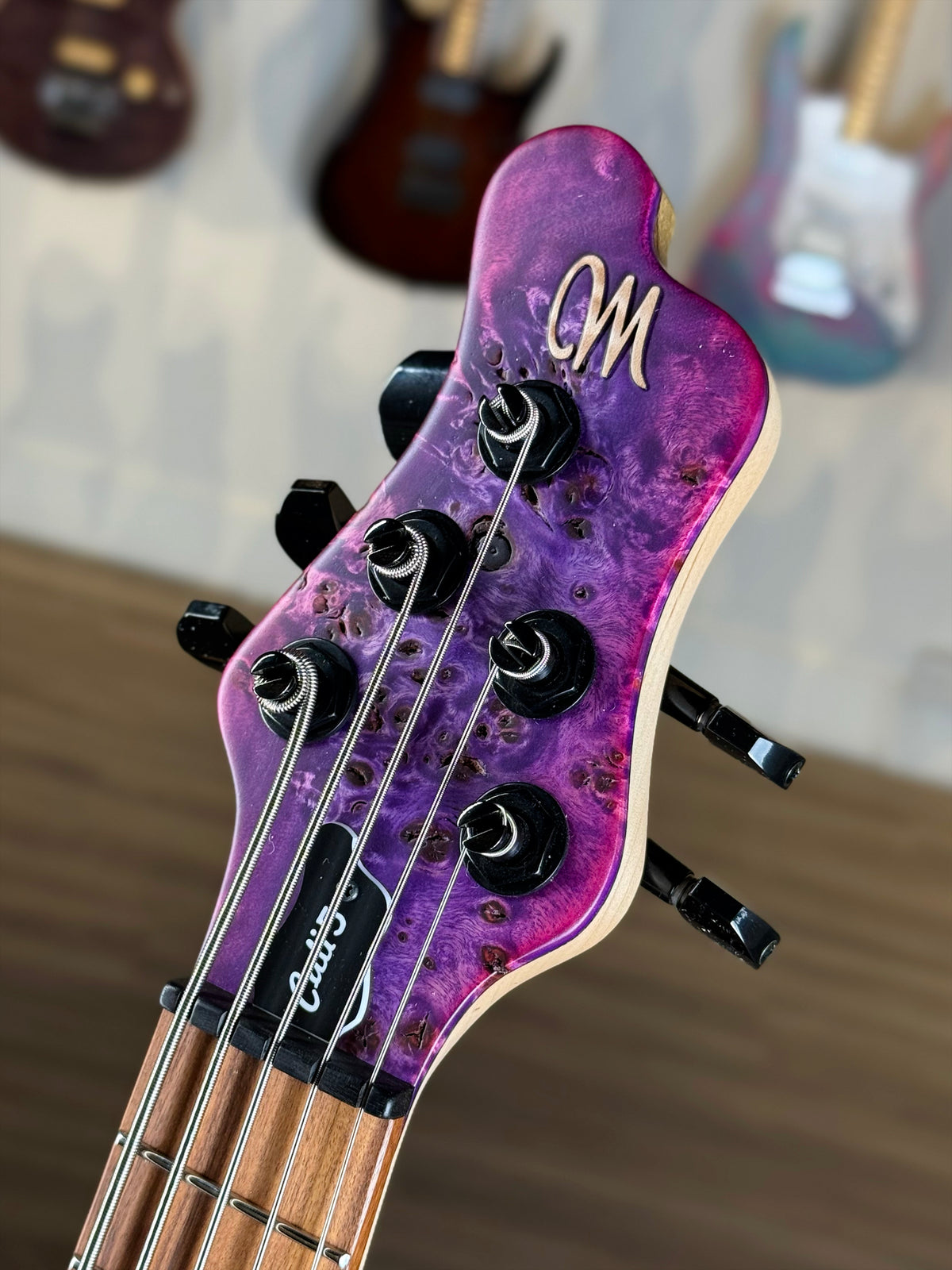 Mayones Cali 5 | Master Grade Magenta Burst Custom Color