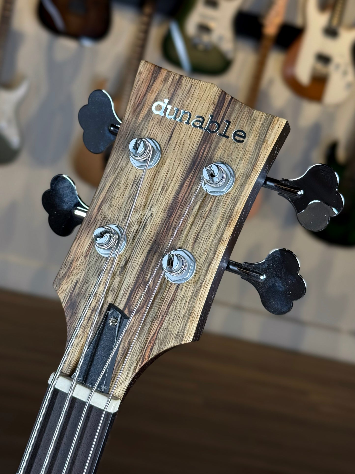 Dunable JM5 Jeff Matz Signature USA Custom Shop 4 String | Black Limba