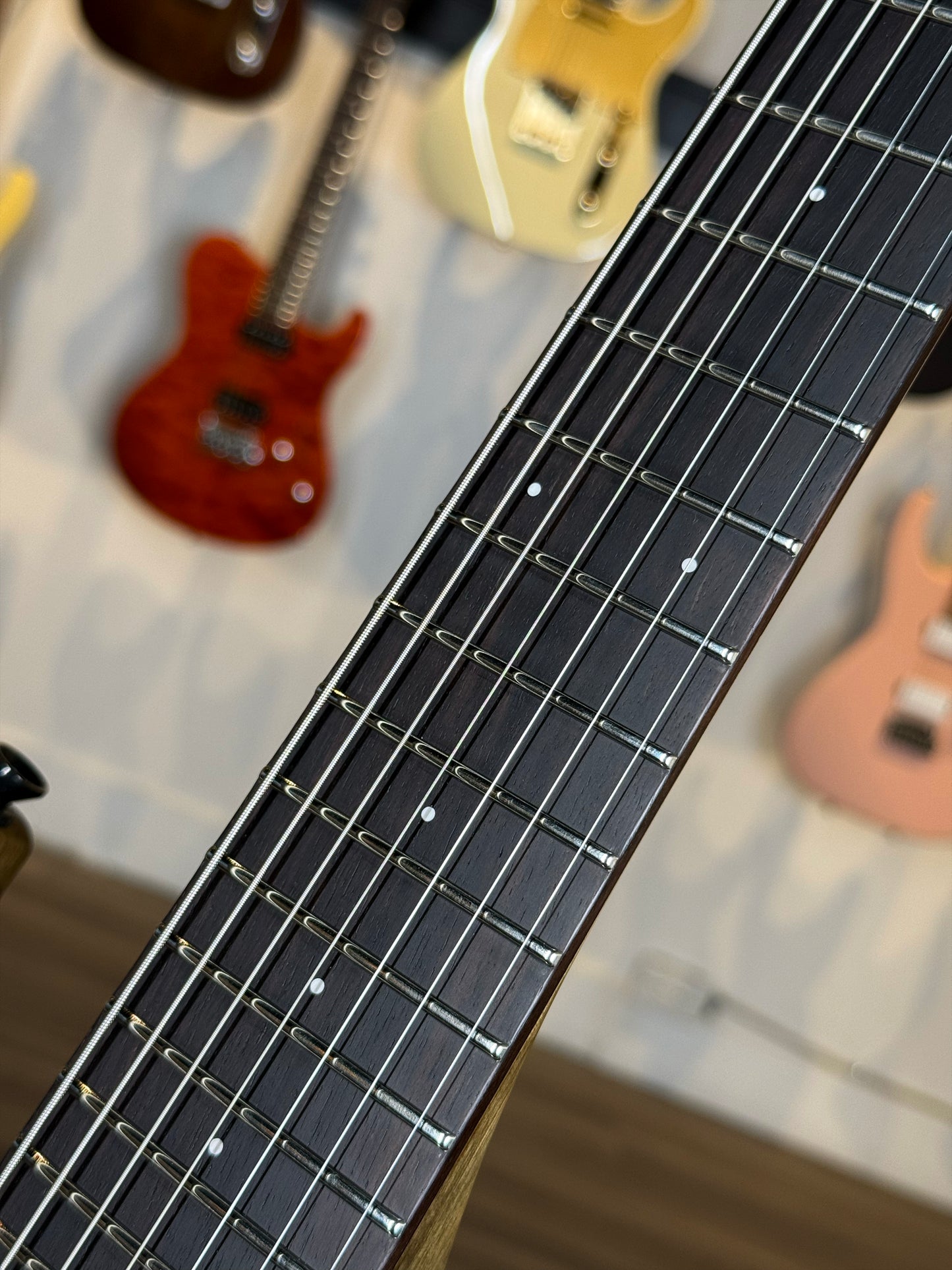 Dunable Gnarwhal 7 String USA Custom Shop | Quilt Sapele Natural Burst