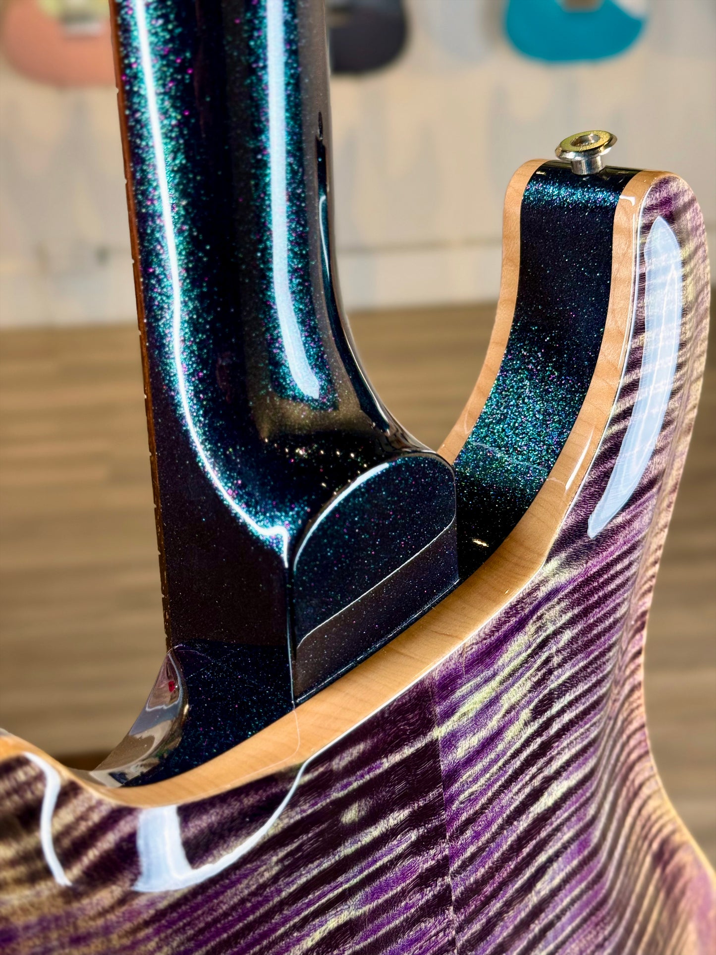 PRS Hollowbody II Piezo Sprayer's Choice | Aurora Borealis/Holoflake Sparkle