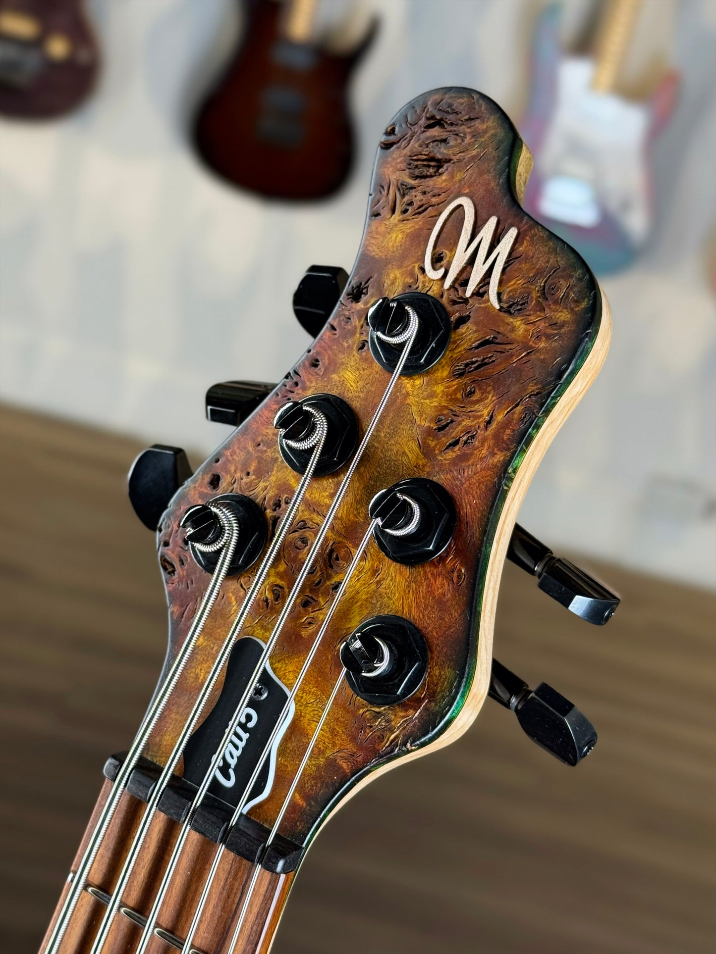 Mayones Cali 5 | Amber Olive Burst Custom Color