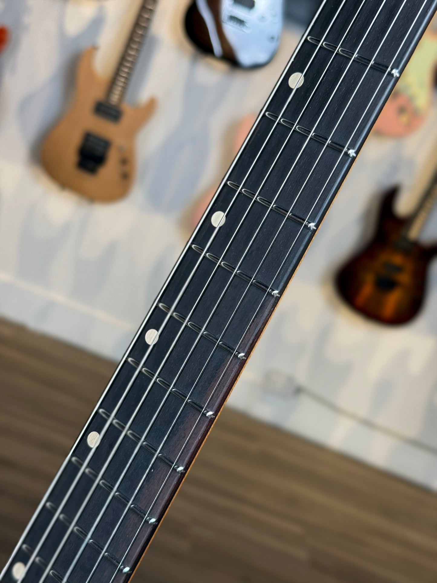 Suhr Andre Nieri Signature Modern | Satin Black/Natural Back