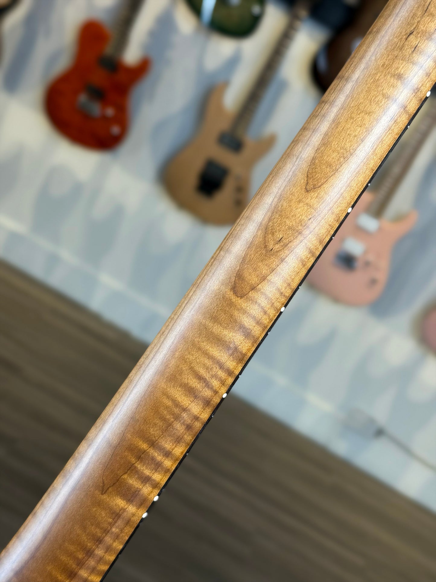 Suhr Modern Custom | White Purple Turquoise Yellow "Jawbreaker" Splatter