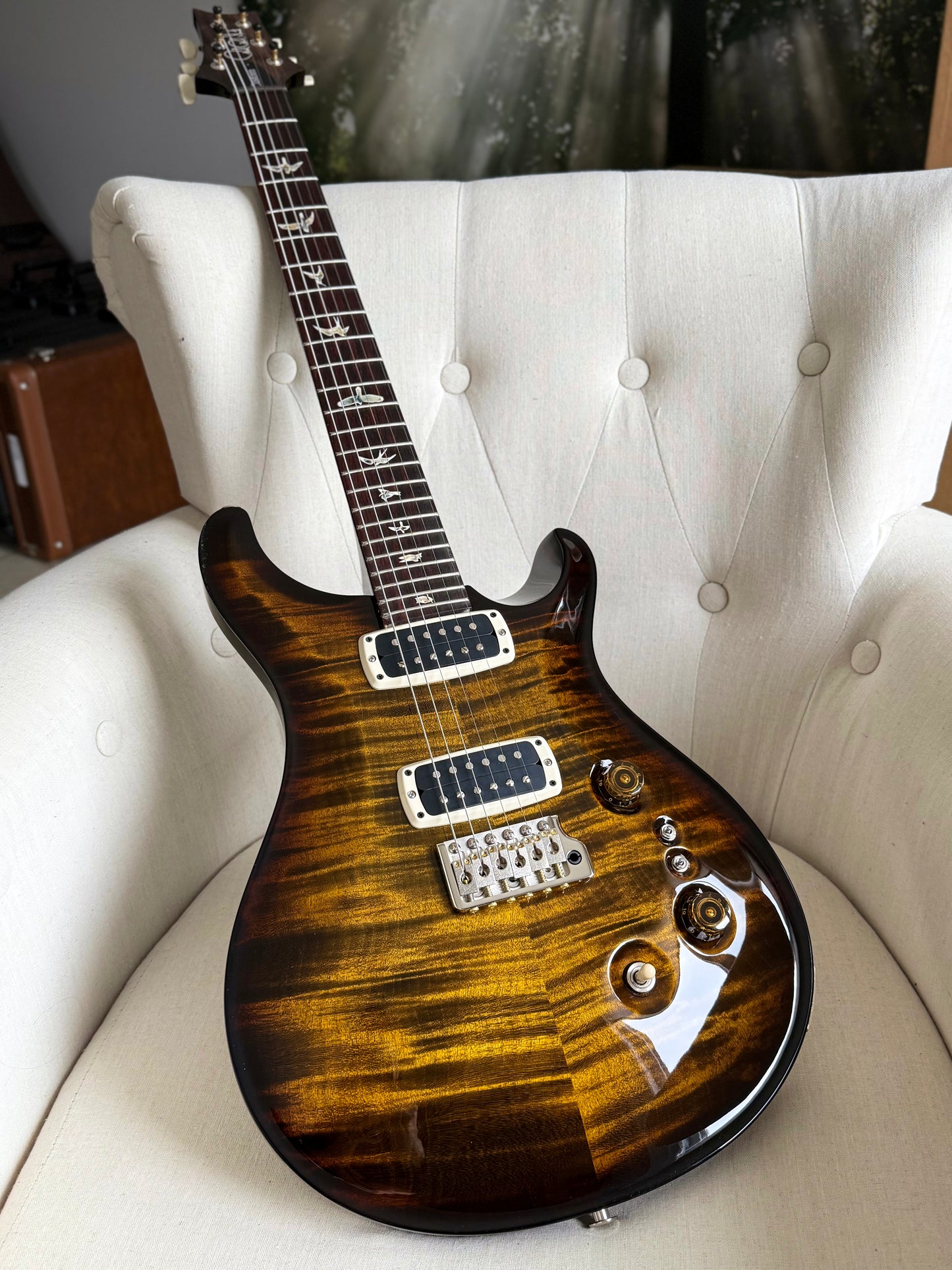 PRS Custom 24-08 | Black Gold Wraparound Burst