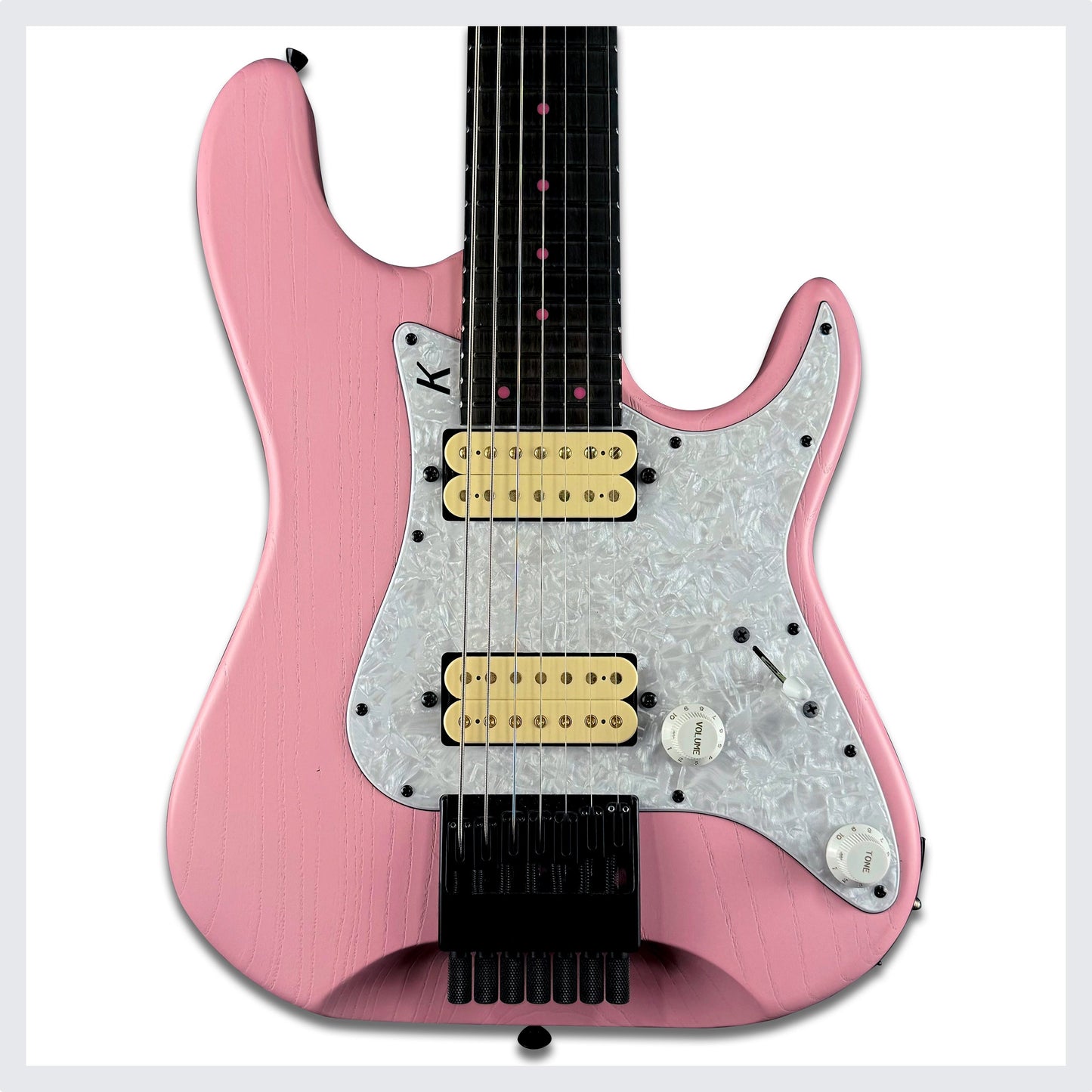 Kiesel Headless Delos 7  | Light Pink Raw Tone Satin