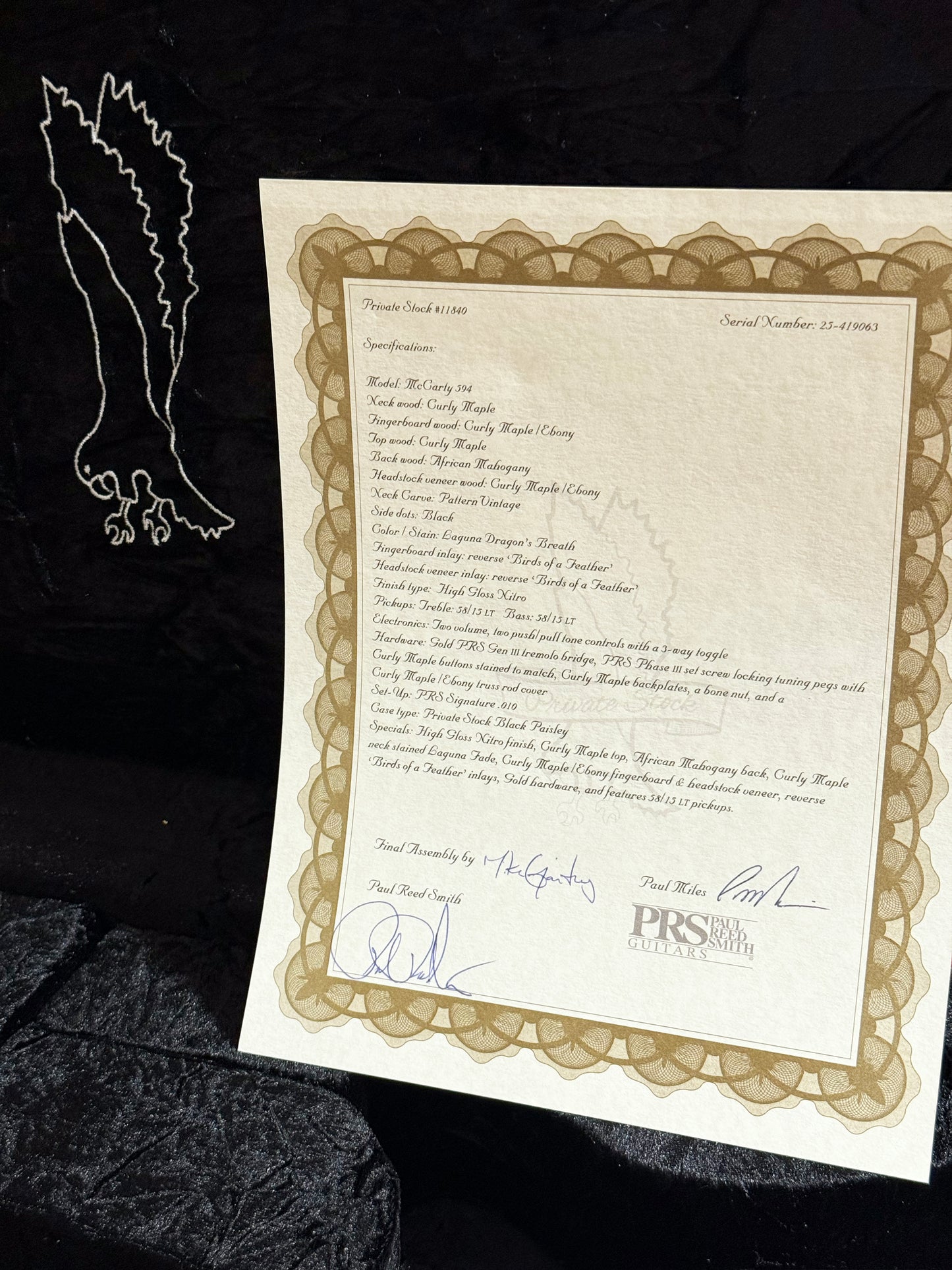 PRS Private Stock McCarty 594 | Laguna Dragon's Breath