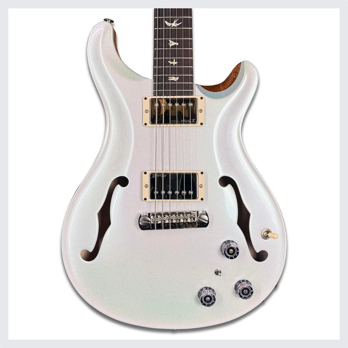 PRS Hollowbody II Piezo Sprayer's Choice | Pearl White Metallic