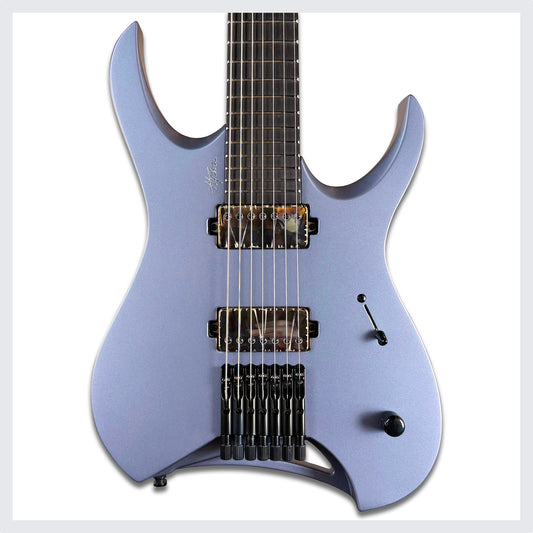 Mayones Hydra Elite 7 | Slate Blue Gray Satin Monolith Custom Color