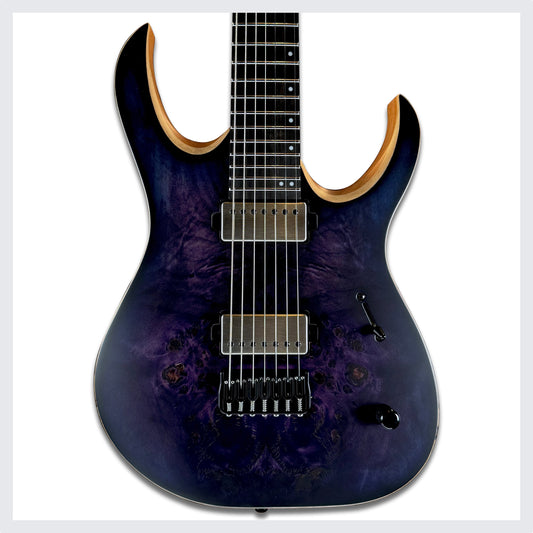 Mayones Duvell Elite 7 B26.5 | Custom Color Purple Satin