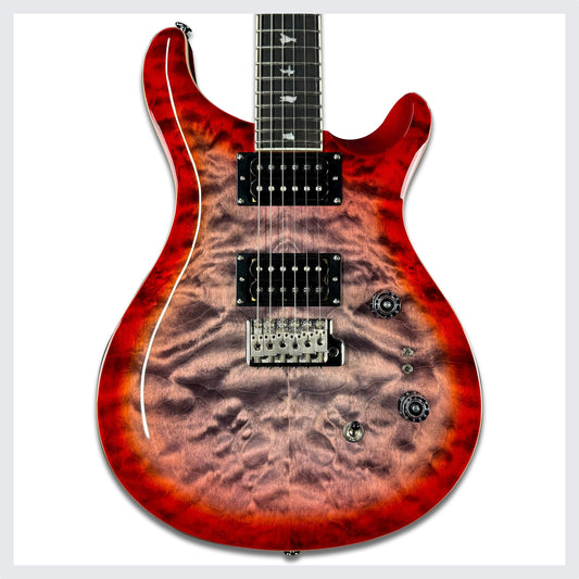 PRS SE Custom 24-08 Quilt | Charcoal Cherry Burst