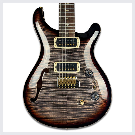 PRS Custom 24-08 Semi-Hollow 40th Anniversary Limited Edition | Charcoal Tri-Color Burst (Pre-Owned)
