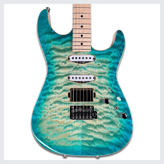 Tom Anderson Drop Top | Natural Bora Burst with Binding