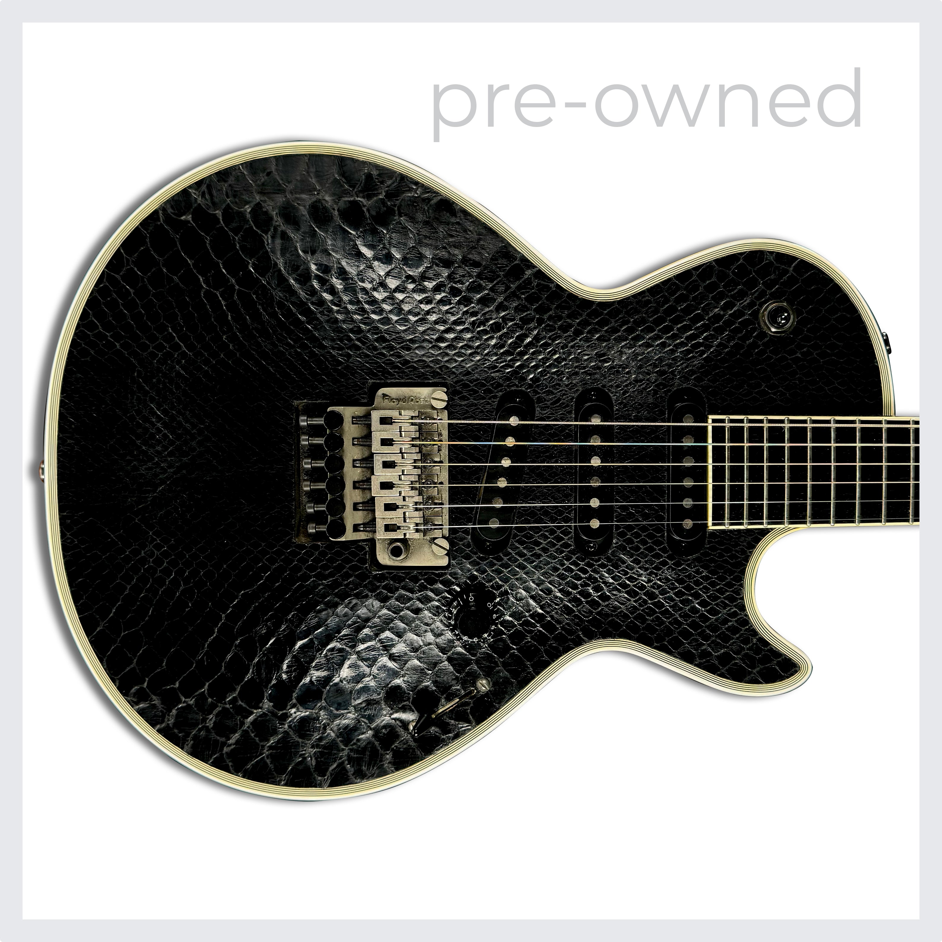 ESP Custom Shop Eclipse Sugizo S-1 Python | Python Skin – The Vibrato Bar