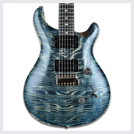 PRS 40th Anniversary Custom 24 Satin Limited Edition Sprayer's Choice | Trans Blue / Blueberry Satin