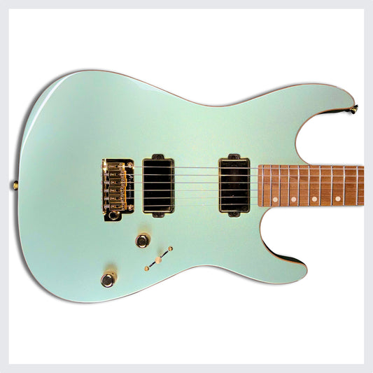 Tom Anderson Pro Am | Metallic Sage Green with Binding