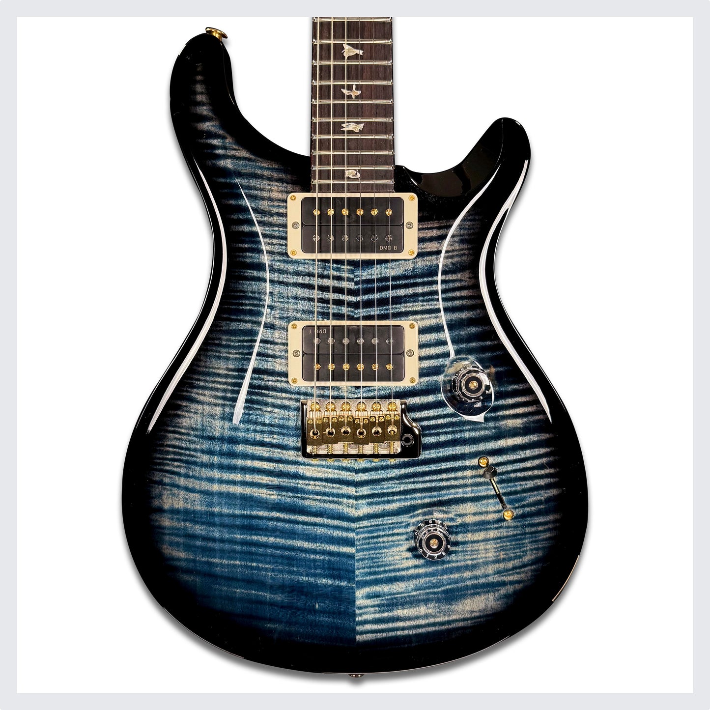 PRS Custom 24 "10" Top | Faded Whale Blue Wraparound Smokeburst