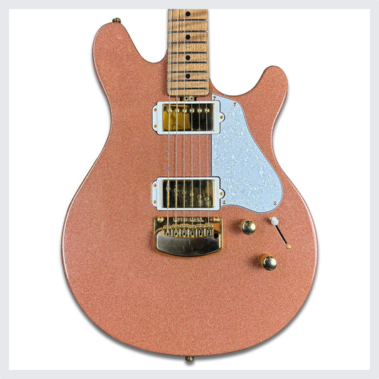 Ernie Ball Music Man Valentine | Pink Champagne Sparkle