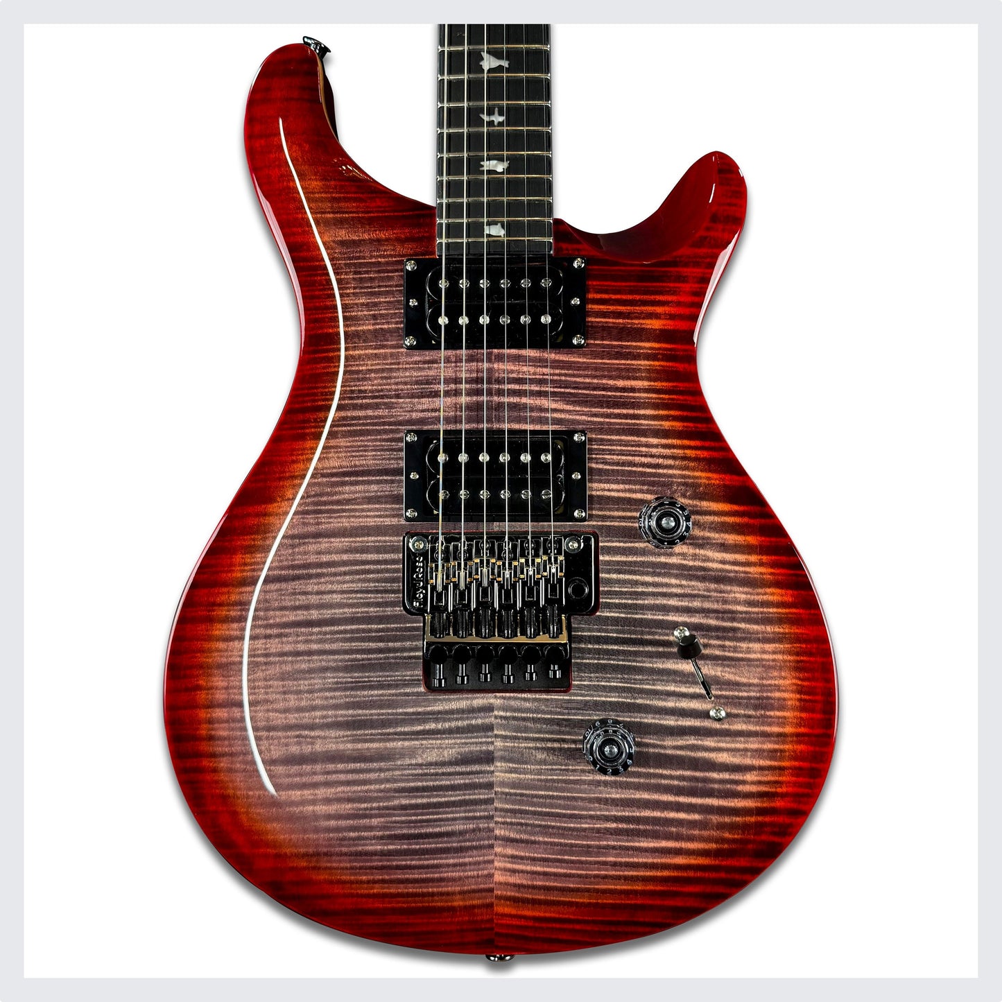 PRS SE Custom 24 "Floyd" | Charcoal Cherry Burst