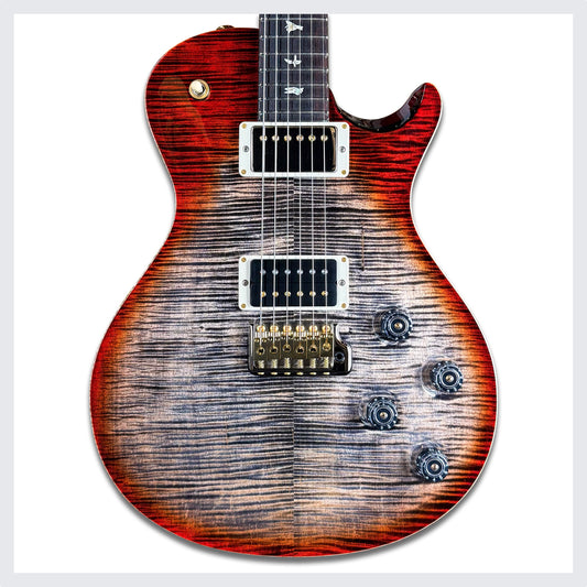 PRS Mark Tremonti Signature "10 Top" Sprayer's Choice | Charcoal Cherry Burst/Candy Apple Red Back
