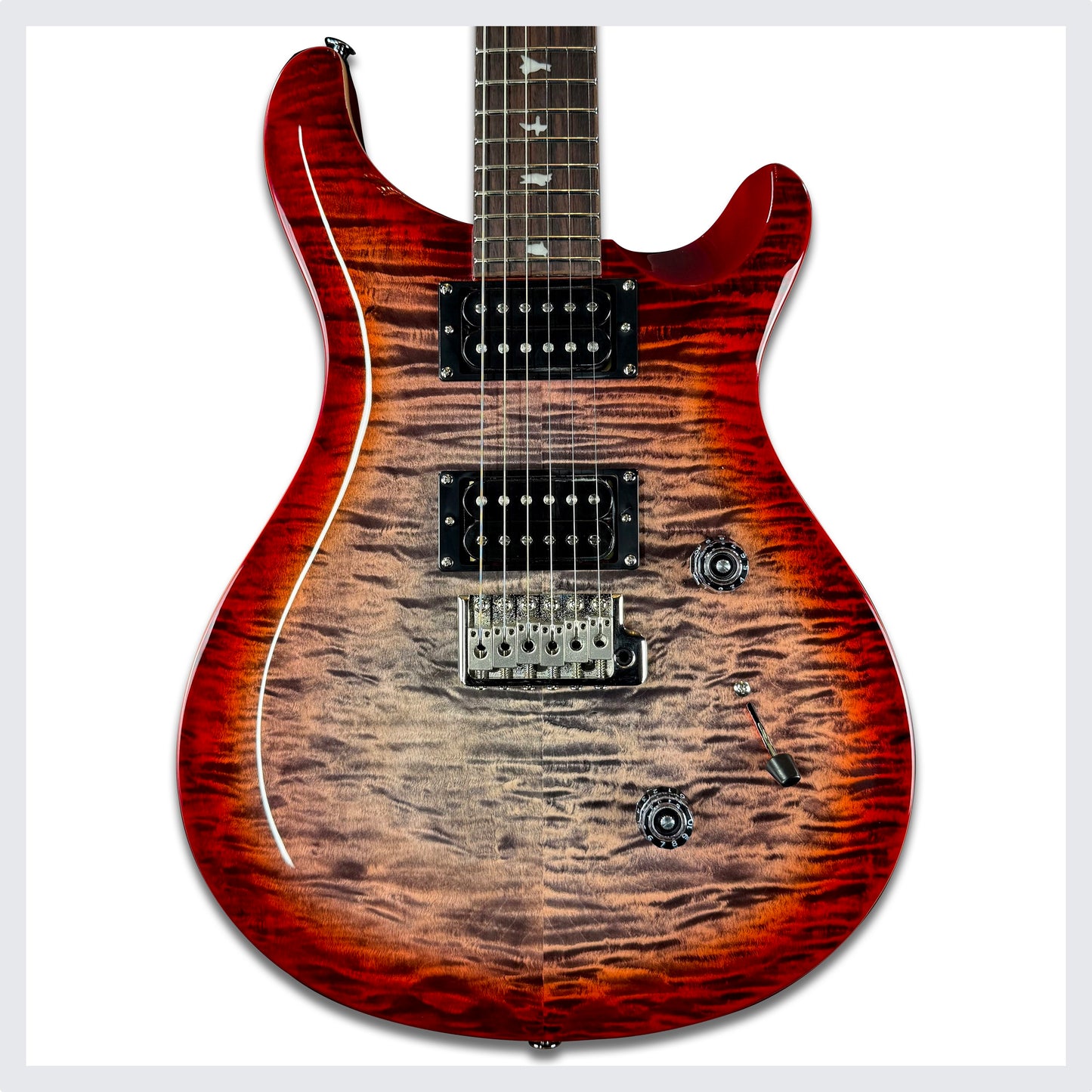 PRS SE Custom 24 | Charcoal Cherry Burst