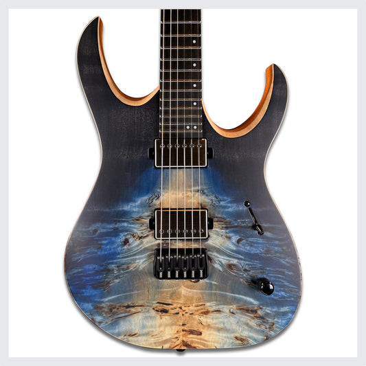 Mayones Duvell Elite 6 | Custom Color Blue Satin