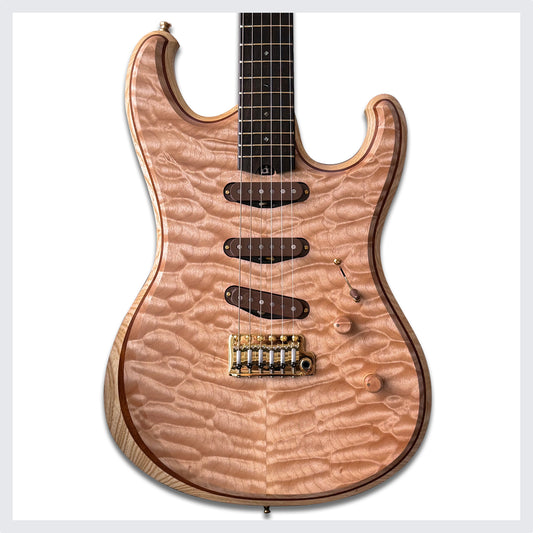 Barlow Guitars Eagle | Master Grade Quilted Maple Natural