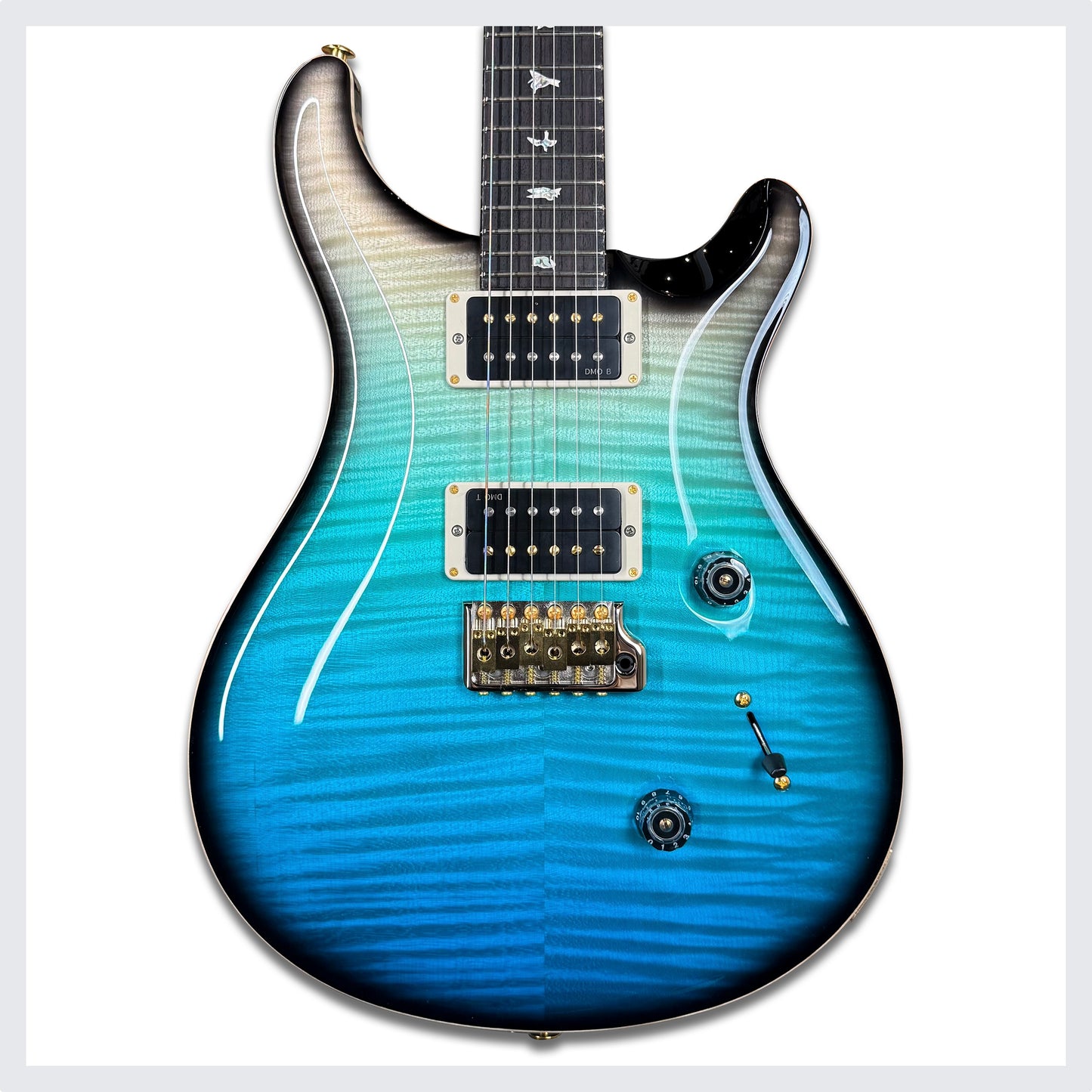 PRS Custom 24 "10 Top" Sprayer's Choice | Beach Blue Fade Smokeburst